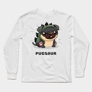 Pugsaur Long Sleeve T-Shirt